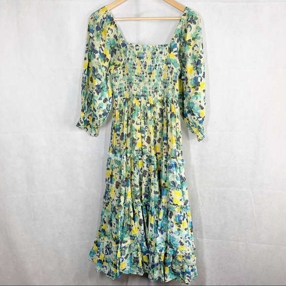 LoveShackFancy Capri Off The Shoulder Dress - Picture 4 of 16